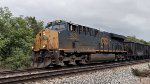 CSX 3238 leads coal east.